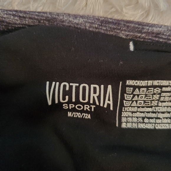 Victoria's Secret Sport | Black Marl Knockout Capri - Picture 5 of 6